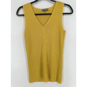 Anne Klein Gold Sleeveless Knit Shirt Women’s S EUC